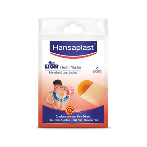 Lion Heat Capsicum Plaster for back pain | Hansaplast India