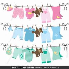 Baby Clothesline Clipart by Baby Clothesline Clipart Baby Shower Clipart Baby Clip Baby Clothesline Clipart