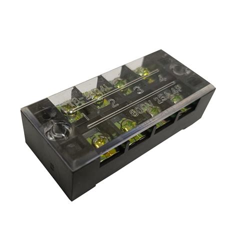 Probots ProMax PTB-2504 Terminal Strip Barrier Block with Transparent ...