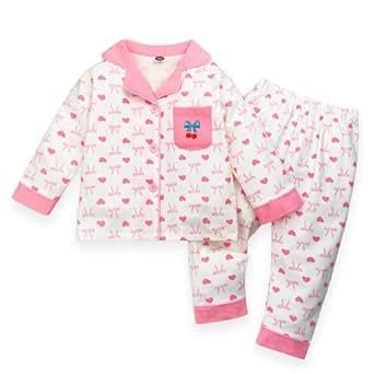 Buy Little Surprise Box, Pink Bow Cherry Soft Cotton Kids Nightsuit-2 ...
