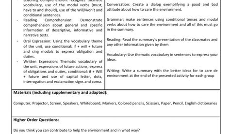 Image result for Lesson Plan Using SIUC Example