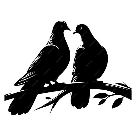 Silhouette Of A Dove