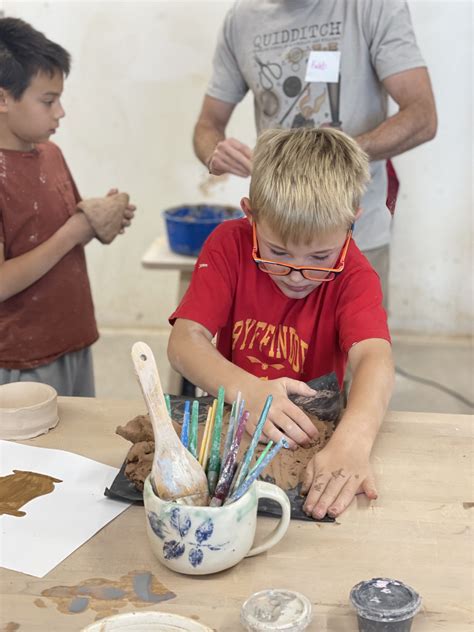 Wheel Throwing & Handbuilding in Clay Kids Session 1 - Kimball Art Center