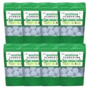 Hymie 100Gm, Pack of 8 Naphthalene Balls White Dambar Goli Stain-Free ...