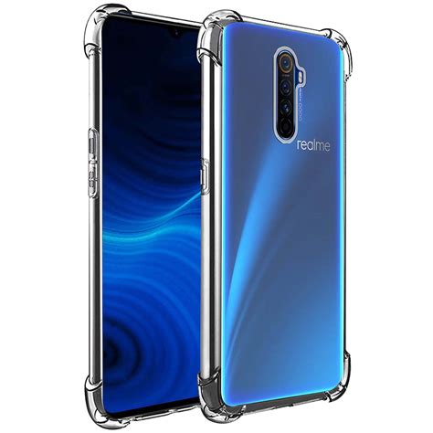Casotec Hybrid Soft Silicon TPU Back Case Cover for Realme X2 Pro - Clear