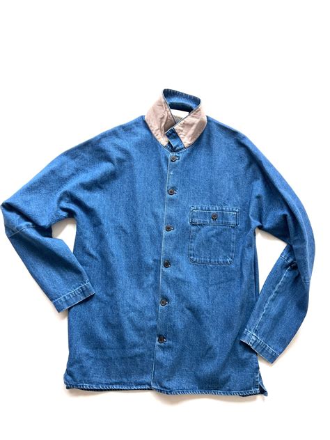 2000's STEPHAN SCHNEIDER Denim Shirts Jacket | MIKOTONORI.