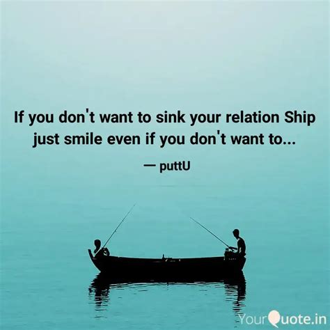 If you don't want to sink... | Quotes & Writings by Puttaraj ...