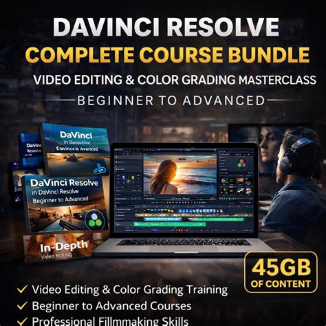 Davinci Resolve Complete Course Bundle (digital Download) - Etsy