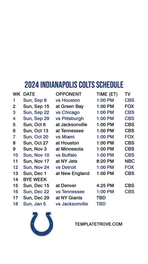 Colts Schedule Printable - prntbl.concejomunicipaldechinu.gov.co