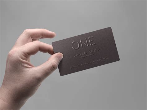 Plastic Transparent Business Card Mockup | Free Mockup World