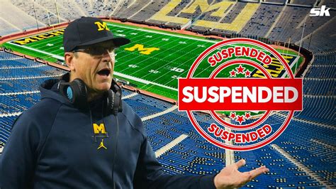 Why was Michigan State coach suspended? Jim Harbaugh to serve ...