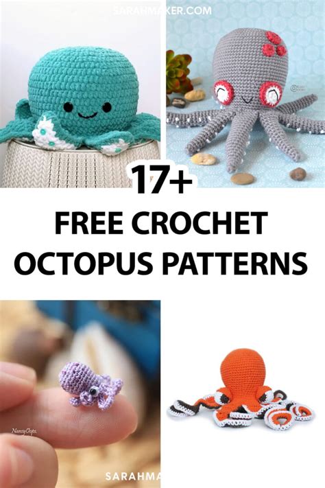 Crochet Octopus Pattern-Free 的图像结果