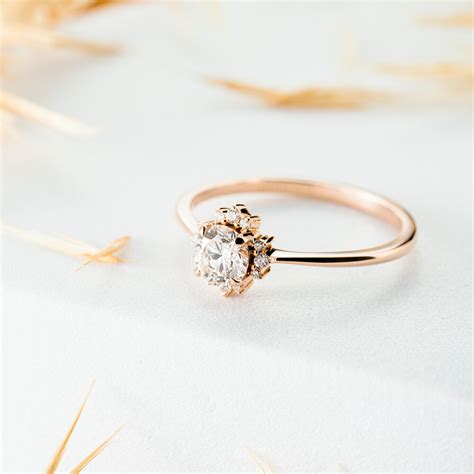 Arya 0.57 CT Diamond Rose Gold Ring