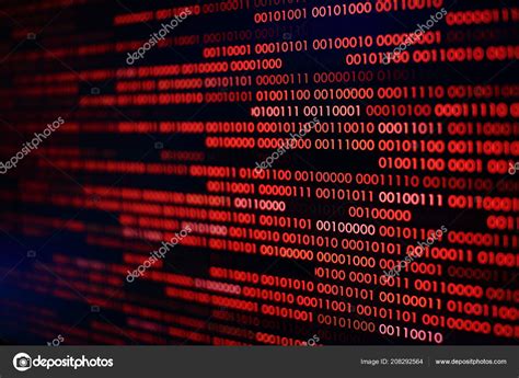 Image result for Red Binary Code