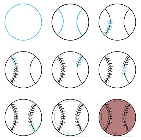 Simple Baseball Drawing 的图像结果