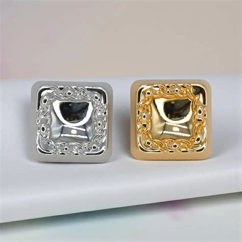 Square Metal Buttons | 15mm(24L),18mm(28L) & 20mm(31L) – Ani Accessories