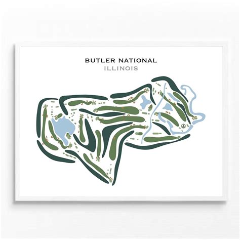 Butler National Golf Club, Illinois, Golf Course Prints, Golf Course ...