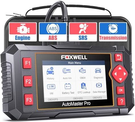 FOXWELL OBD2 Scanner NT604 Elite Scan Tool ABS/SRS/Transmission/Check ...