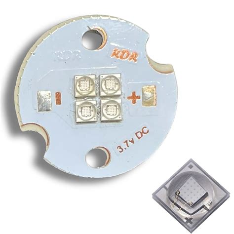 12watts 365nm UV led on 27mm aluminium PCB | RDR Store