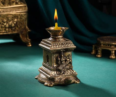 Brass Shaligram Tortoise Diya (3.5 Inch) – Vedansh Craft