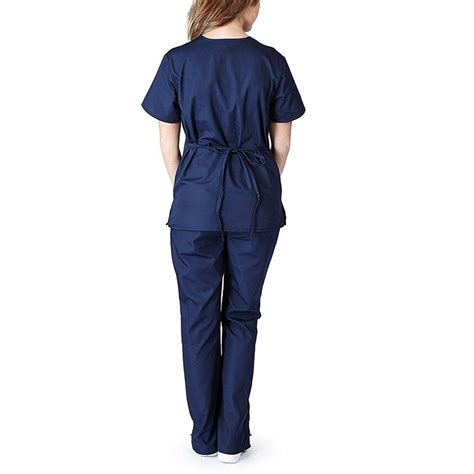 Women Workwear Short Sleeve V-neck Tops+Pants Nurs... – Vicedeal