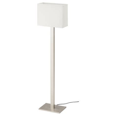TOMELILLA floor lamp, nickel-plated/white, 150 cm (59") - IKEA