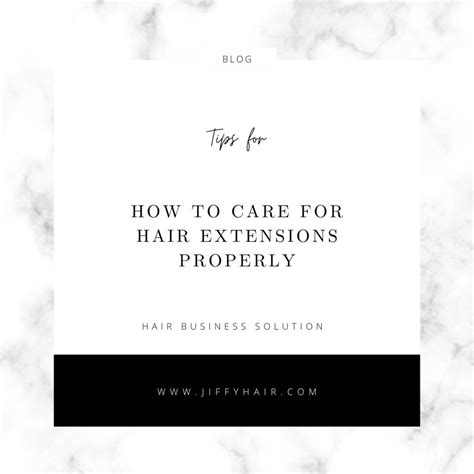 How to Care for Hair Extensions Properly