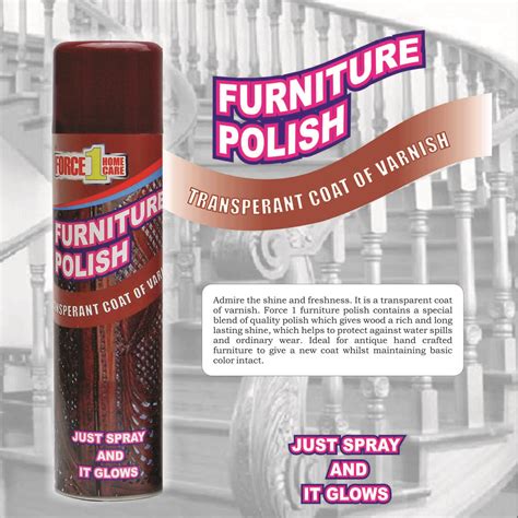 Buy FORCE 1 Home Care Furniture Polish - 500ml from Force 1 at just INR ...