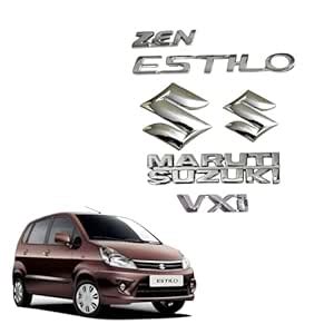 SKM 3D Emblem Chrome Finish Logo Monogram Compatible Fits Zen Estilo ...