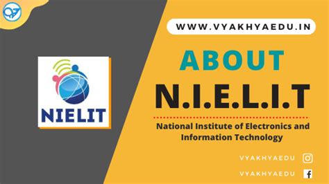 NIELIT : National Institute of Electronics and Information Technology
