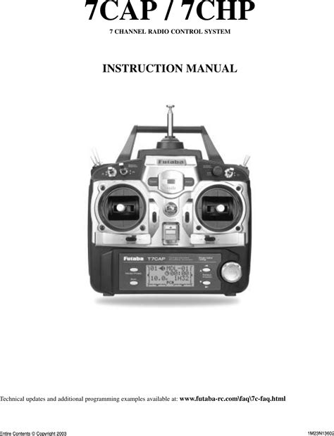 Image result for Futaba 7C Programming