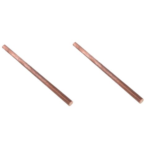 2pcs Copper Rod Copper Tube Metal Crafting Rods Dowsing Rods Copper ...