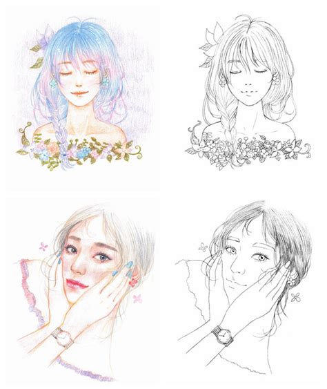 Portrait Coloring Tutorial 的图像结果