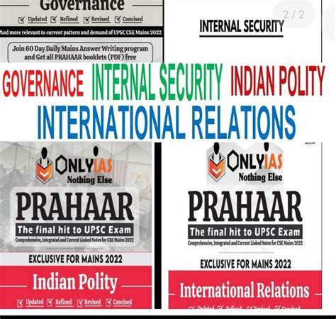 Amazon.in: Buy Only Ias Mains Prahaar Governance+IR+Polity+Security ...