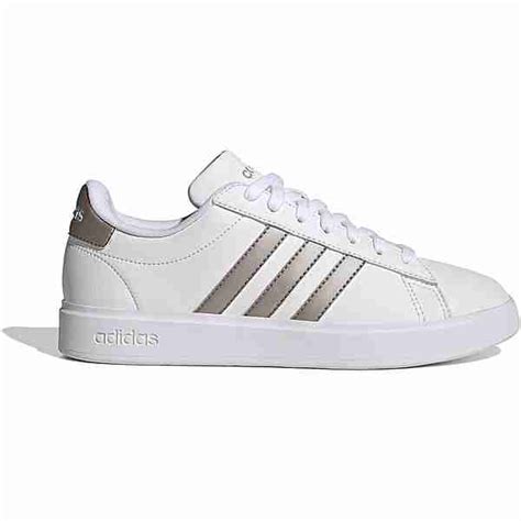 Adidas Grand Court 2.0 Sneaker Damen ftwr white-platin met-platin met ...