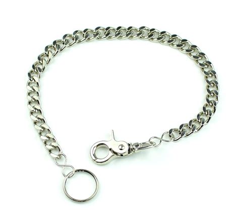 heavy diamond cut key chain or bikers wallet chain punk rock style with ...