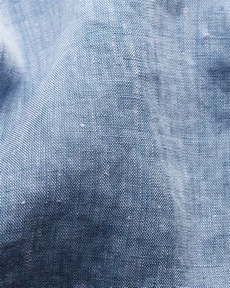 Blue Linen Shirt - Eton