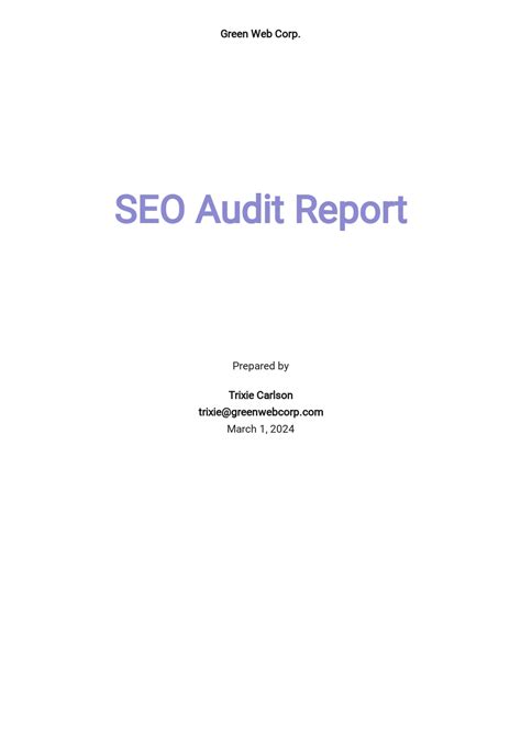 Finance Internal Audit Report Template - Google Docs, Word | Template.net