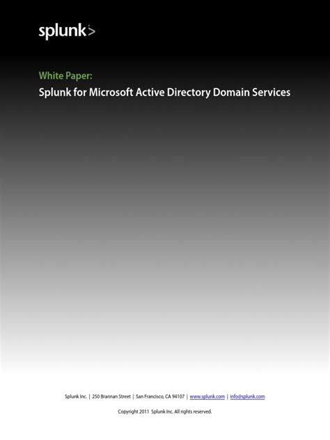 Image result for Splunk Active Directory Monitoring