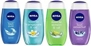 Buy NIVEA Shower Gel Fresh Pure And Frangipani&Oil And Lemon&Oil And ...