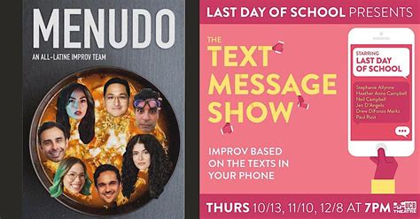 Last Day of School / Menudo, Upright Citizens Brigade Theatre, Los ...