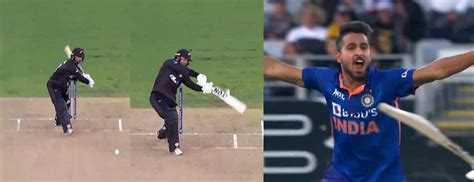 Team India: [WATCH] Umran Malik claims his 1st ODI wicket on debut by ...