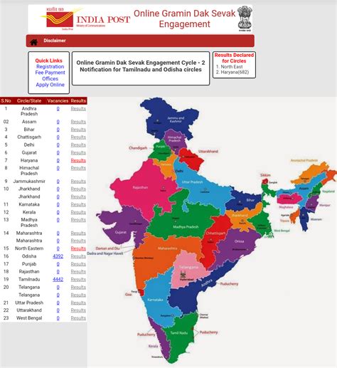 Online Gramin Dak Sevak Engagement Cycle - Notification for Odisha circles