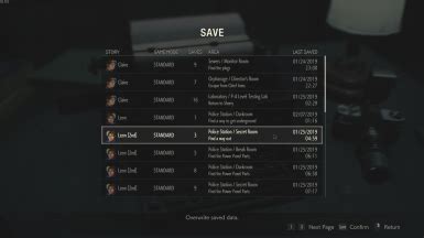 Resident Evil UI 的图像结果