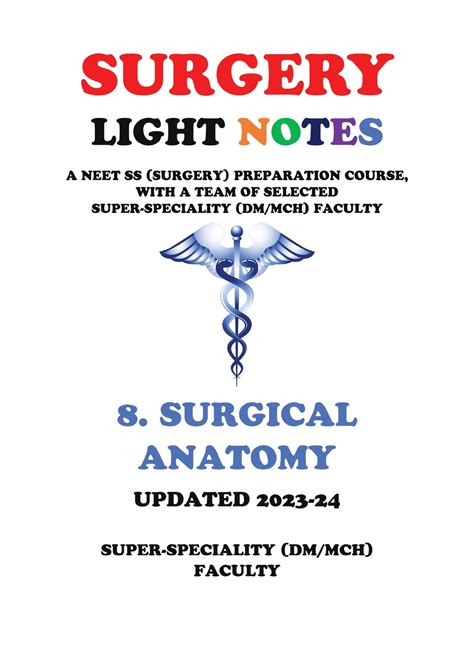 SURGICAL ANATOMY - Surgery Notes GMC – PrintDoc