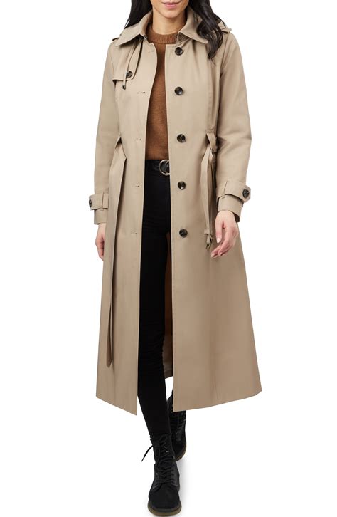 London Fog Water Resistant Belted Trench Coat | Nordstrom | Belted ...