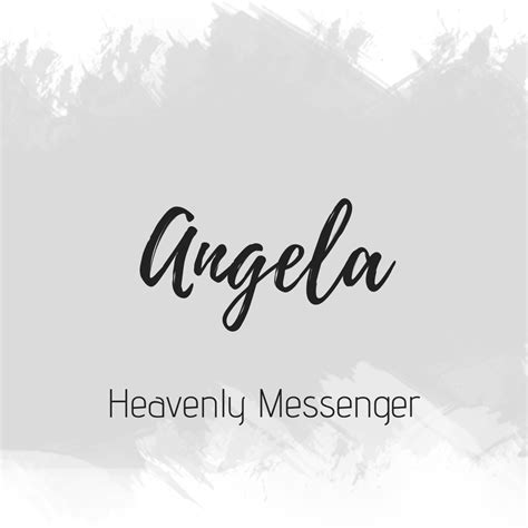 Name Meanings Angela