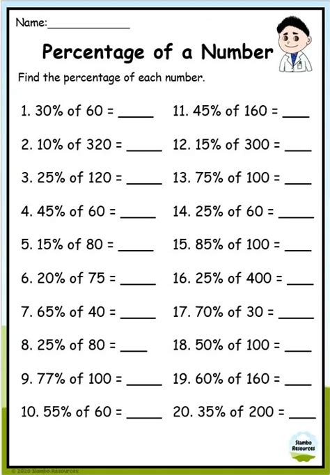 Image result for Percent Math Problems 6th Grade