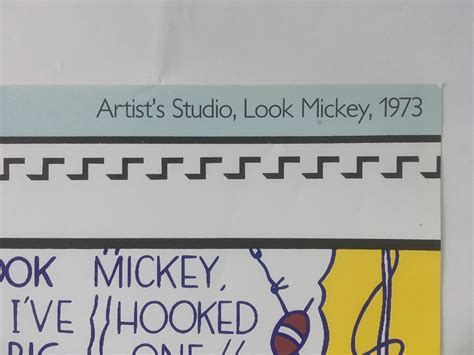 Artist's Studio Look Mickey par Roy Lichtenstein: (1973) Art / Affiche ...
