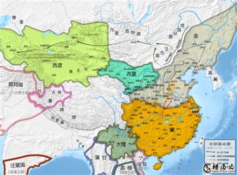 宋朝时期的辽国和金国，在现在的地图中，分别对应哪里呢？_腾讯新闻